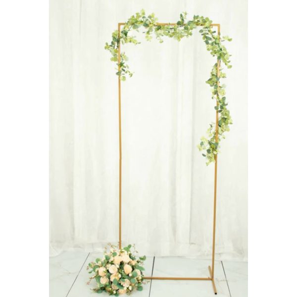 48" Gold Rectangle Stand