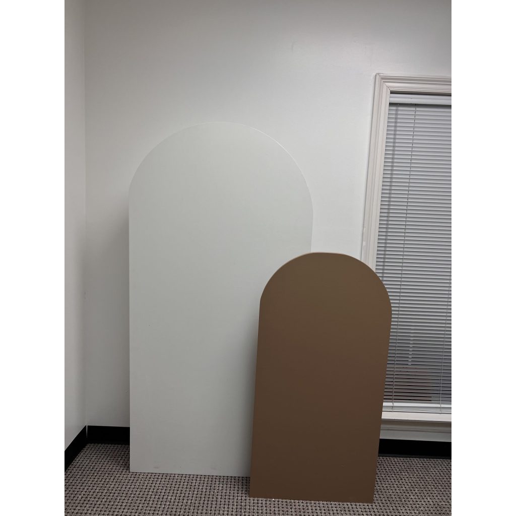 71″ Wood Chiara Backdrop (White)