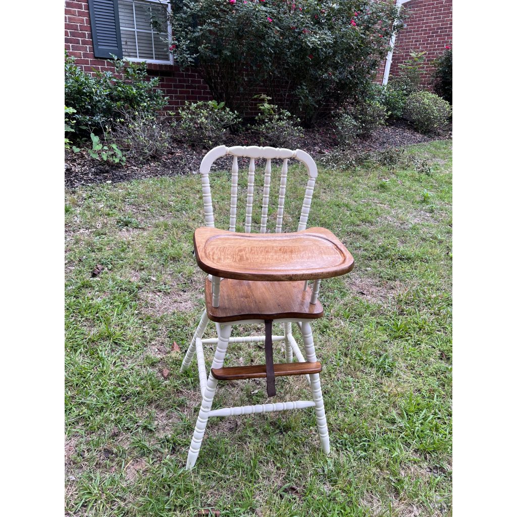 Antique White High Chair