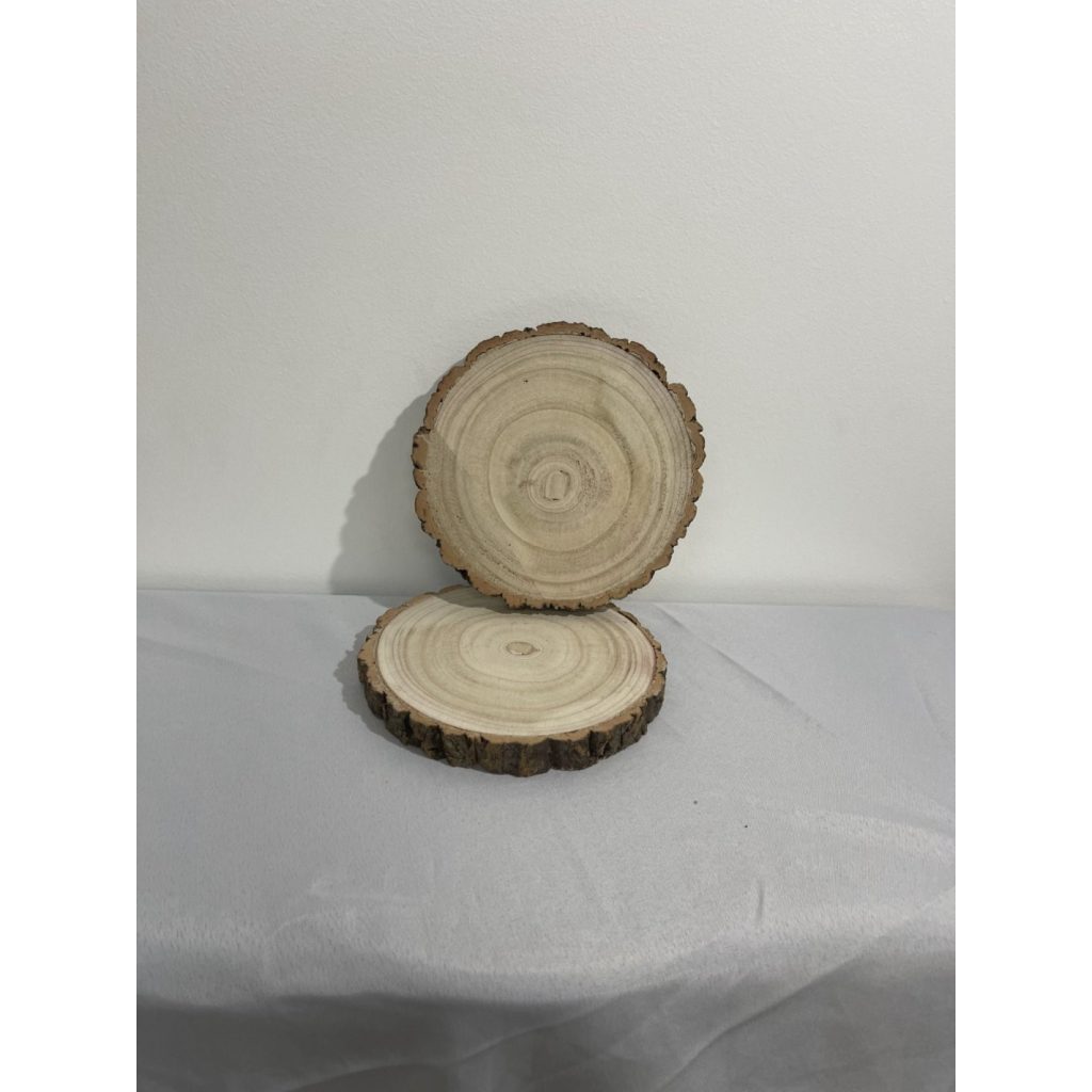 8 Inch Round Live Edge