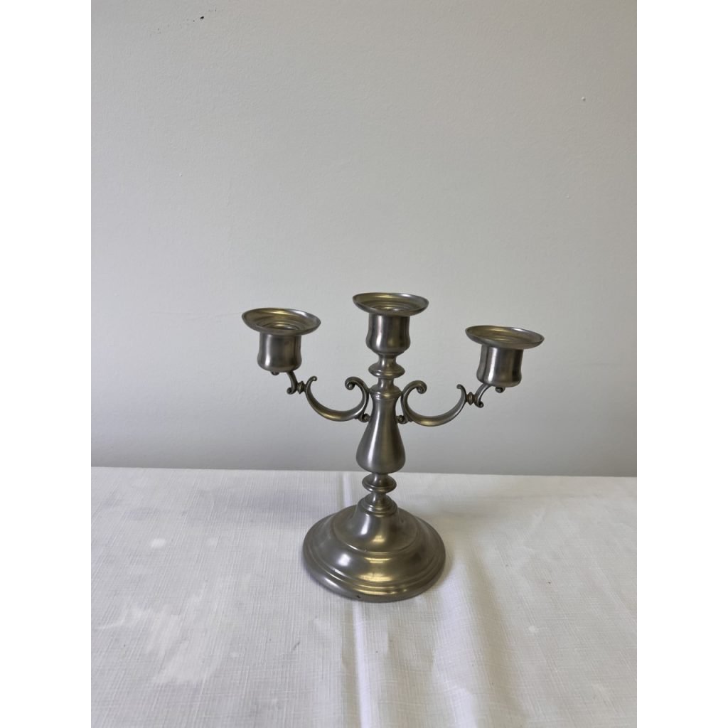 Pewter Candelabra